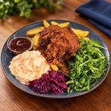Pulled Pork BBQ gyros tál